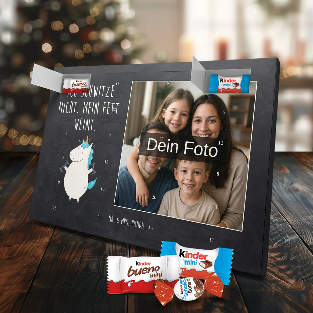 Personalisierter Schoko Foto Adventskalender Einhorn Fitness Personalisierter Schoko Foto Adventskalender, Unicorn, Einhorn, Einhörner, Einhorn Deko, Diät, Gym, Pumpen, Fitnessstudio, Sixpack, Sport, Abnehmen, Geräte, Fitness