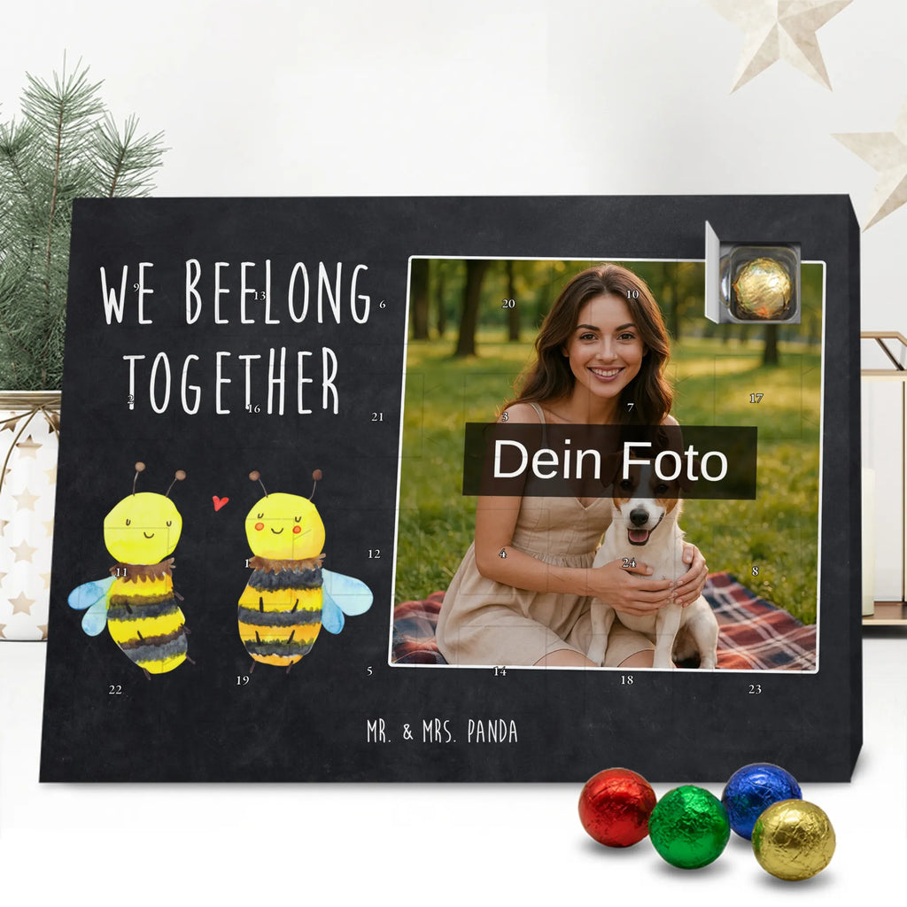 Personalisierter Schoko Foto Adventskalender Biene Verliebt Personalisierter Schoko Foto Adventskalender, Hummel, Wespe, Biene