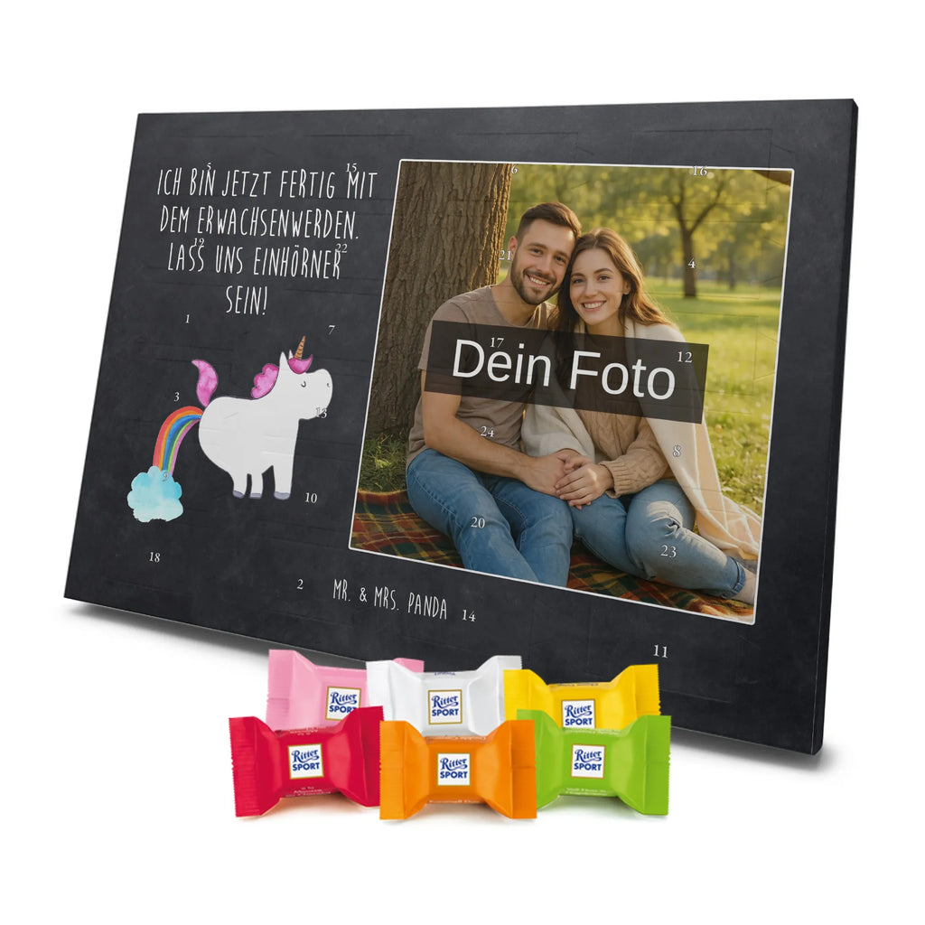 Personalisierter Schoko Foto Adventskalender Einhorn Pupsen Personalisierter Schoko Foto Adventskalender, Unicorn, Einhorn, Einhörner, Einhorn Deko, Regenbogen, Glitzer, Erwachsenwerden, Einhornpower, Pups, Lustig, Spaß, Freundin