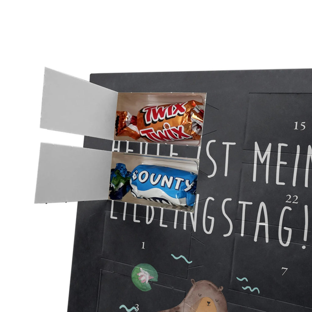 Personalisierter Schoko Foto Adventskalender Otter Seerose Personalisierter Schoko Foto Adventskalender, Fischotter, Seeotter, Otter, Otter Seeotter See Otter