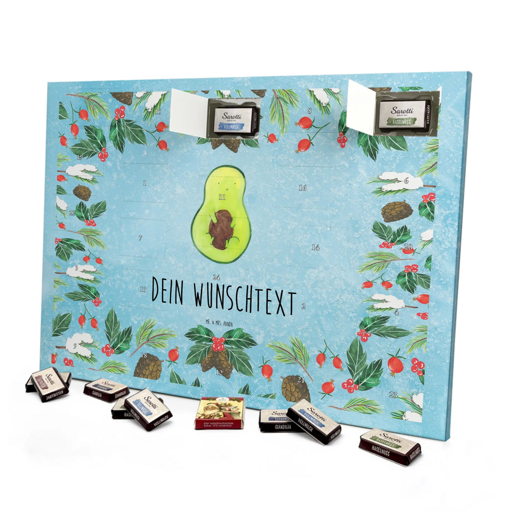 Adventskalender mit Namen Avocado Kern Adventskalender mit Namen, Personalisierter Adventskalender, Vegan, Gesund, Avocado, Veggie, Pflanze, Avocadokern, Spruch Leben, Avokado, Kern