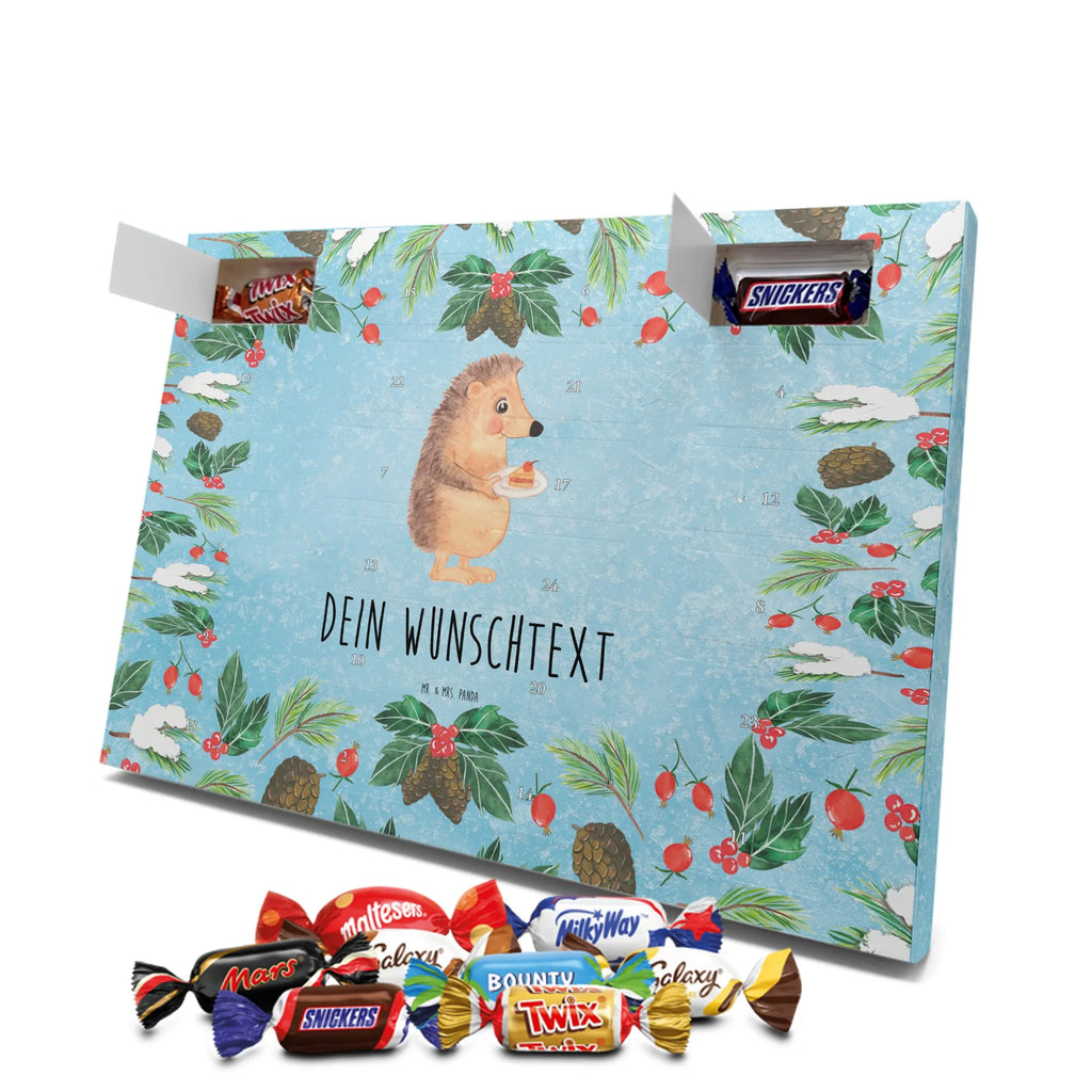 Adventskalender mit Namen Igel Kuchenstück Adventskalender mit Namen, Personalisierter Adventskalender, Tiere, Tiermotive, Lustige Sprüche, Gute Laune, Backen Geschenk, Essen Spruch, Kuchen, Torte, Geburtstagskuchen, Einladung Party, Igel, Kuchen Backen