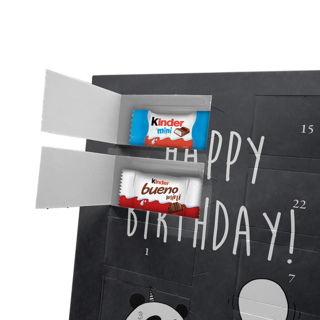  Panda urodziny Personalisierter Schoko Foto Adventskalender