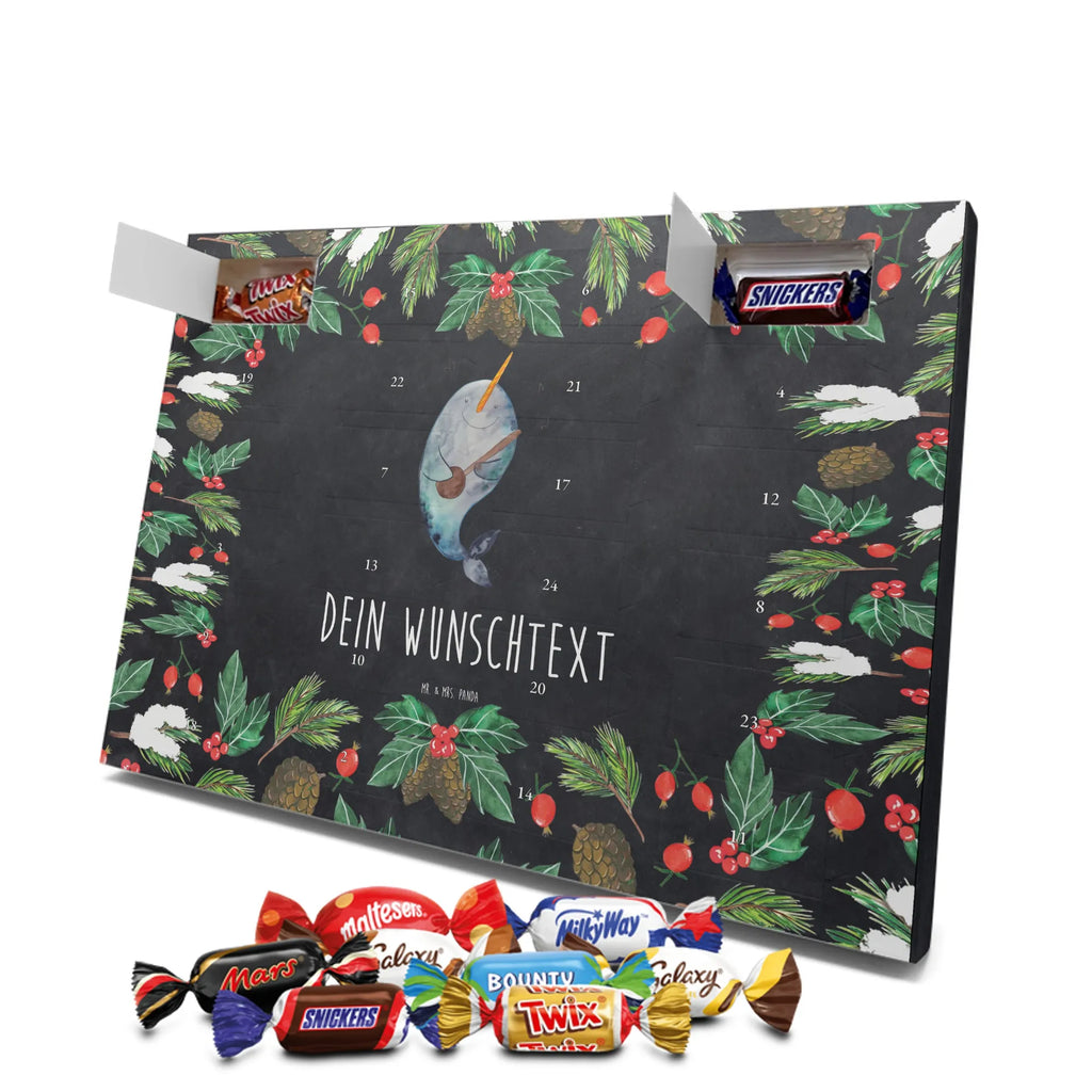 Adventskalender mit Namen Narwal Gitarre Adventskalender mit Namen, Personalisierter Adventskalender, Urlaub, Meerestiere, Meer, Gespräche, Wal, Problemlösung, Narwal, Probleme, Frust, Tanzen, Gitarre