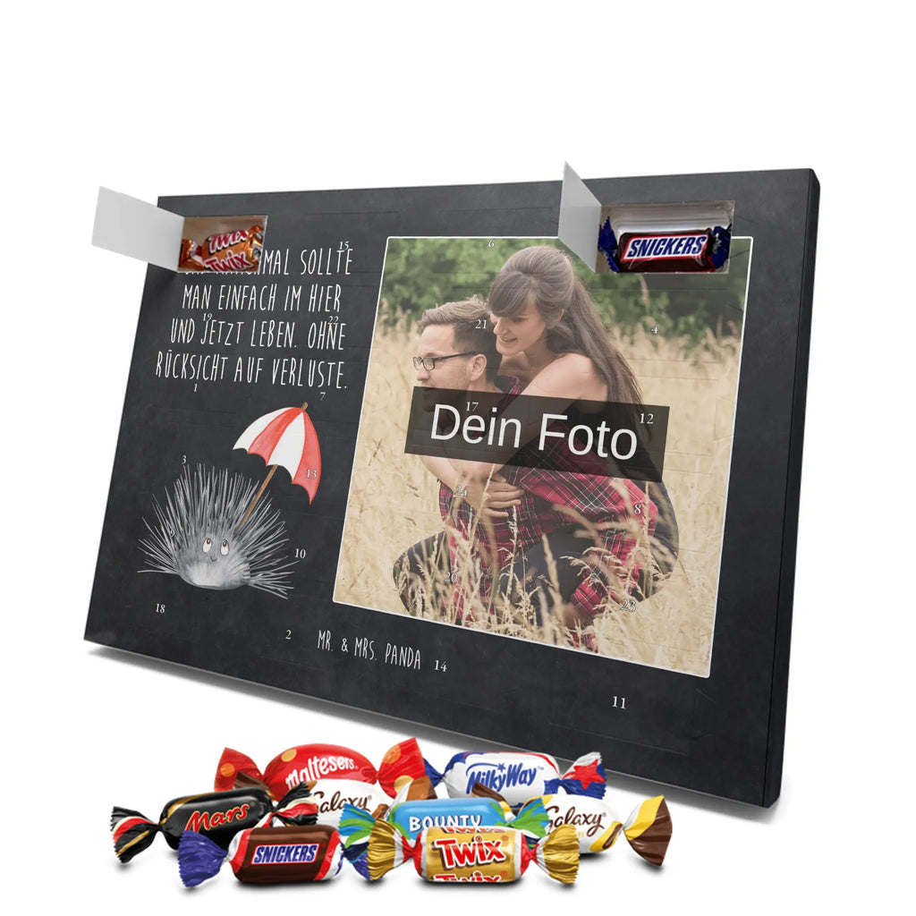 Personalisierter Schoko Foto Adventskalender Seeigel Personalisierter Schoko Foto Adventskalender, Meerestiere, Urlaub, Meer, Leben, Selbstakzeptanz, Selbstliebe, Hier und Jetzt, Achtsamkeit, Lebe, Seeigel