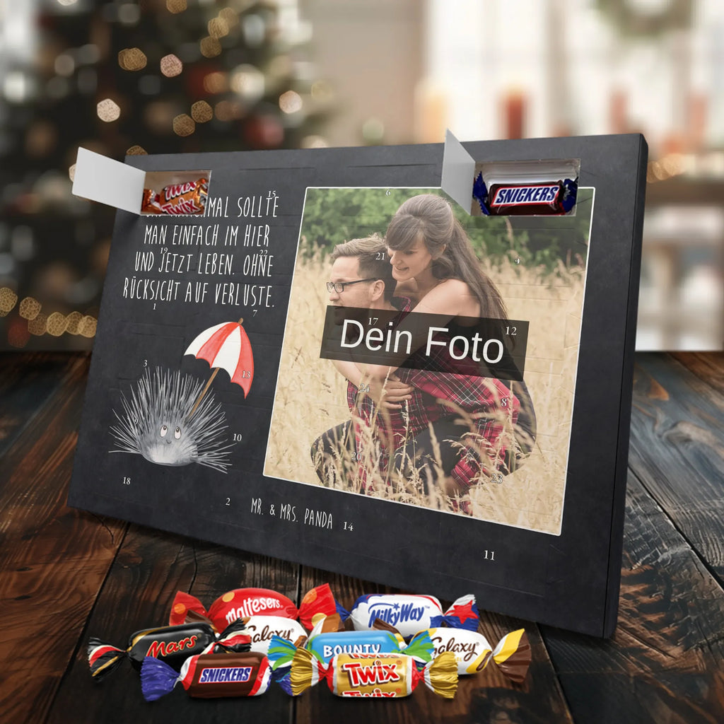 Personalisierter Schoko Foto Adventskalender Seeigel Personalisierter Schoko Foto Adventskalender, Meerestiere, Urlaub, Meer, Leben, Selbstakzeptanz, Selbstliebe, Hier und Jetzt, Achtsamkeit, Lebe, Seeigel