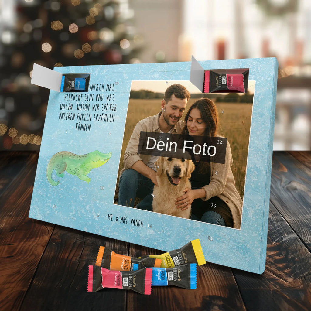 Personalisierter Schoko Foto Adventskalender Krokodil Personalisierter Schoko Foto Adventskalender, Meerestiere, Urlaub, Meer, Krokodil, Krokodile, Lieblingsmensch, Abenteuerlust, Reiselust, Verrückt sein, Beste Freundin, Freundin, Spontan sein