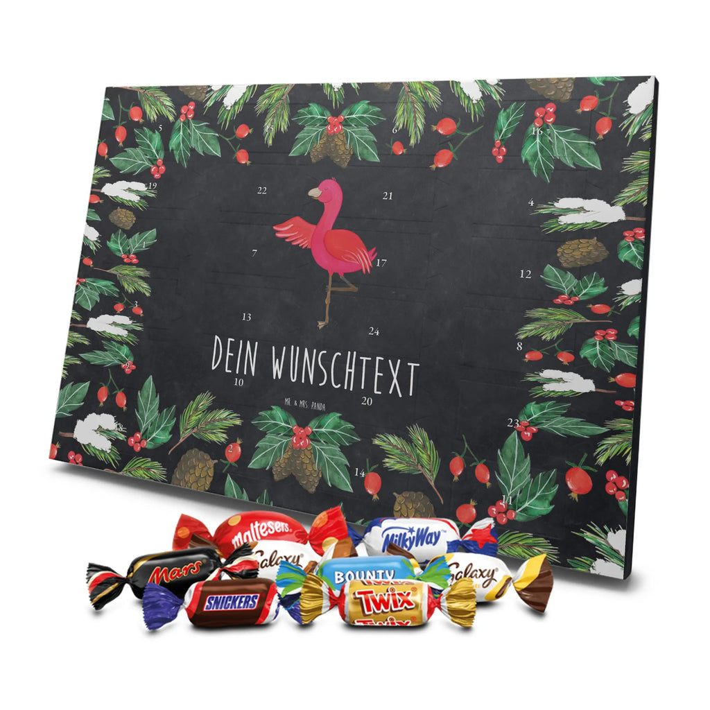 Adventskalender mit Namen Flamingo Yoga Personalisierter Adventskalender, Adventskalender mit Namen, Flamingo, Yoga-Übung, Ärger, Namaste, Achtsamkeit, Entspannung, Aufregen, Yoga, Tiefenentspannung, Vogel