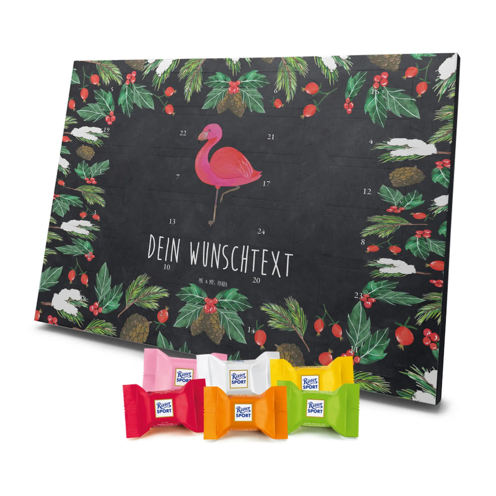 Personalisierter Schoko Adventskalender Flamingo Classic Personalisierter Adventskalender, Adventskalender mit Namen, Flamingo, Stolz, Spruch, Freundin, Außenseiter, für Mich, Geschwister, Tochter, Freundinnen, Selbstliebe, Ich, Einzigartig, Sohn