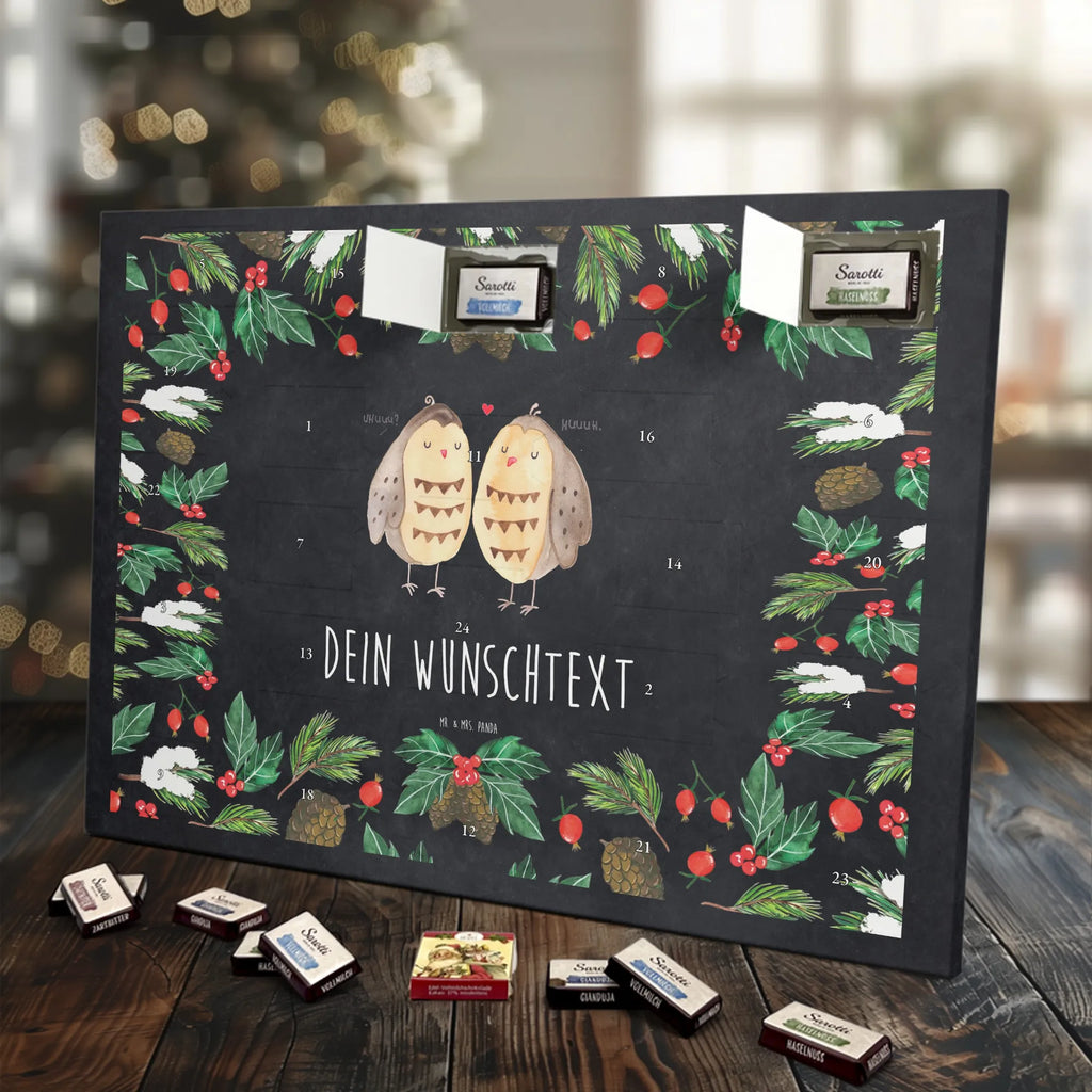 Adventskalender mit Namen Eulen Liebe Personalisierter Adventskalender, Adventskalender mit Namen, Eule, Eule Deko, Freund, Hochzeit Spruch, Owl, Wortspiel Lustig, Liebe, Liebe Spruch, All You Need Is Love, Freundin Geschenk