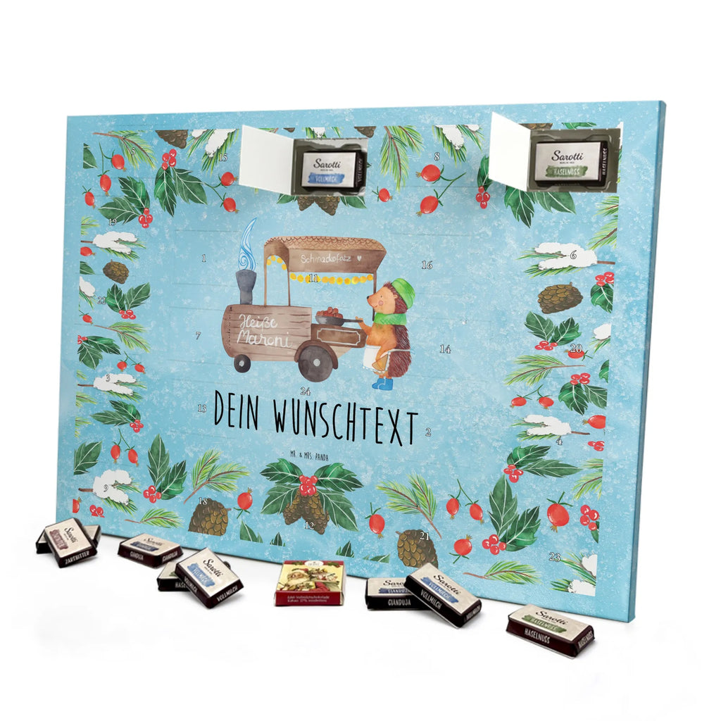  hedgehog Chestnuts snow, Christmas time