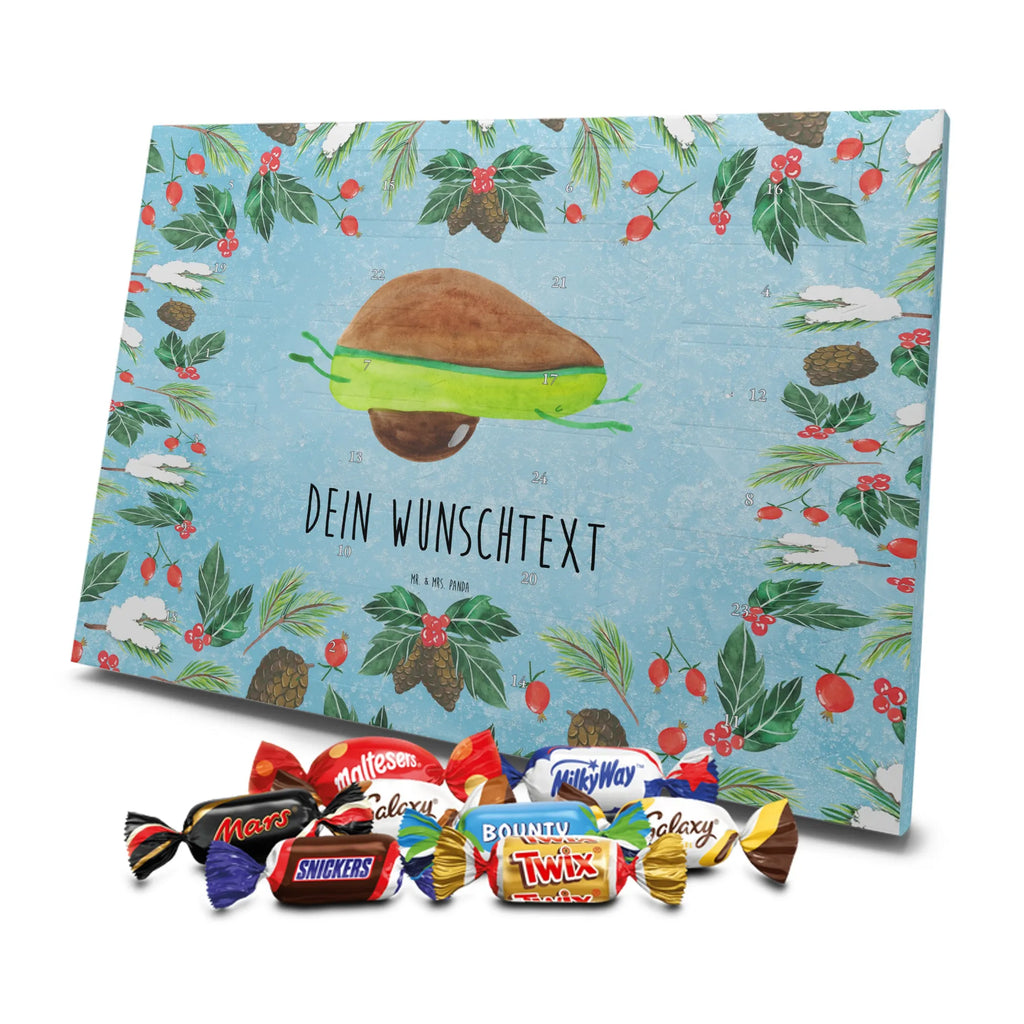 Adventskalender mit Namen Avocado Yoga Adventskalender mit Namen, Personalisierter Adventskalender, Gesund, Vegan, Veggie, Avocado, Avocado Yoga Vegan