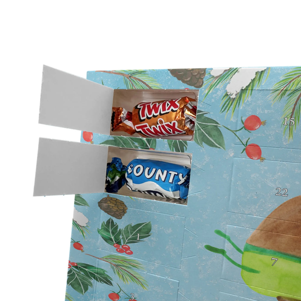 Adventskalender mit Namen Avocado Yoga Adventskalender mit Namen, Personalisierter Adventskalender, Gesund, Vegan, Veggie, Avocado, Avocado Yoga Vegan