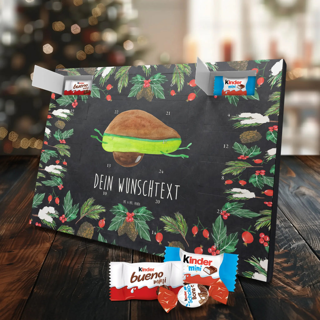 Adventskalender mit Namen Avocado Yoga Adventskalender mit Namen, Personalisierter Adventskalender, Gesund, Vegan, Veggie, Avocado, Avocado Yoga Vegan