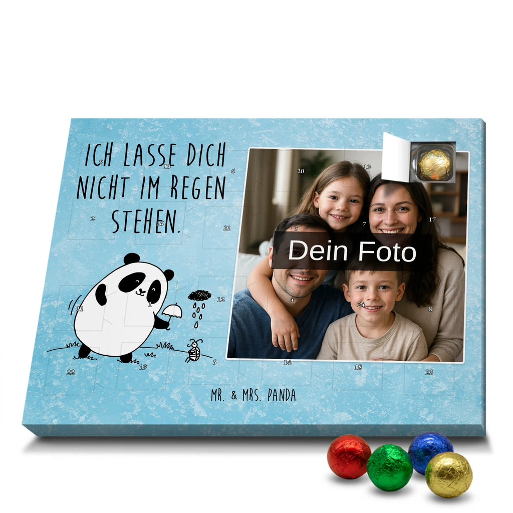  Panda togetherness Personalisierter Schoko Foto Adventskalender