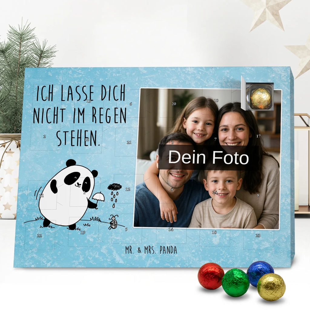  Panda togetherness Personalisierter Schoko Foto Adventskalender