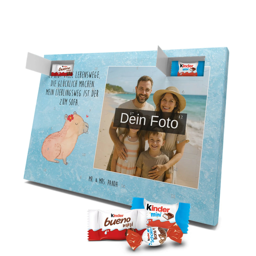 Personalisierter Schoko Foto Adventskalender Capybara Blume Personalisierter Schoko Foto Adventskalender, Gute Laune, Lustige Sprüche, Tiere, Tiermotive, Capybara