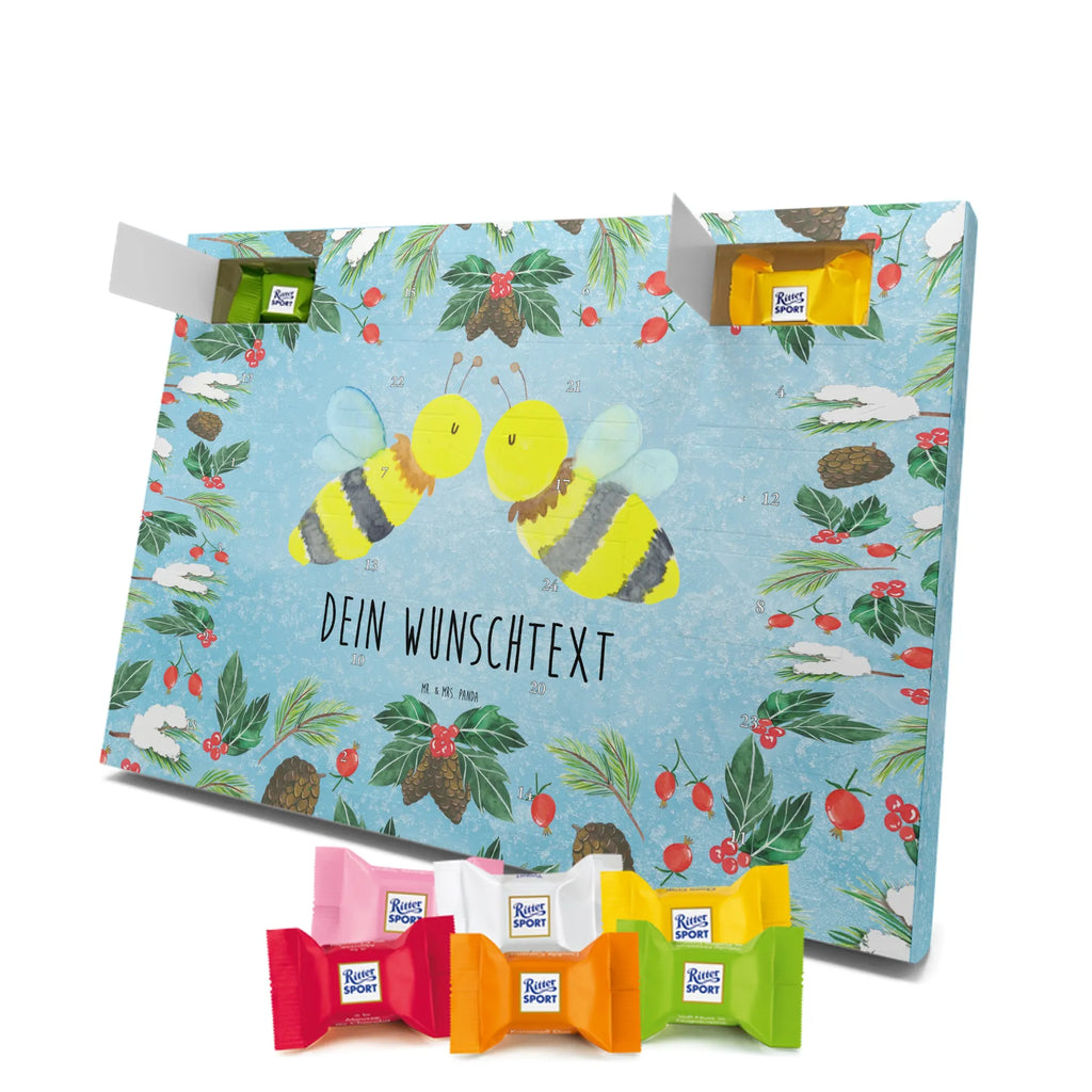Adventskalender mit Namen Biene Liebe Personalisierter Adventskalender, Adventskalender mit Namen, Biene, Hummel, Wespe