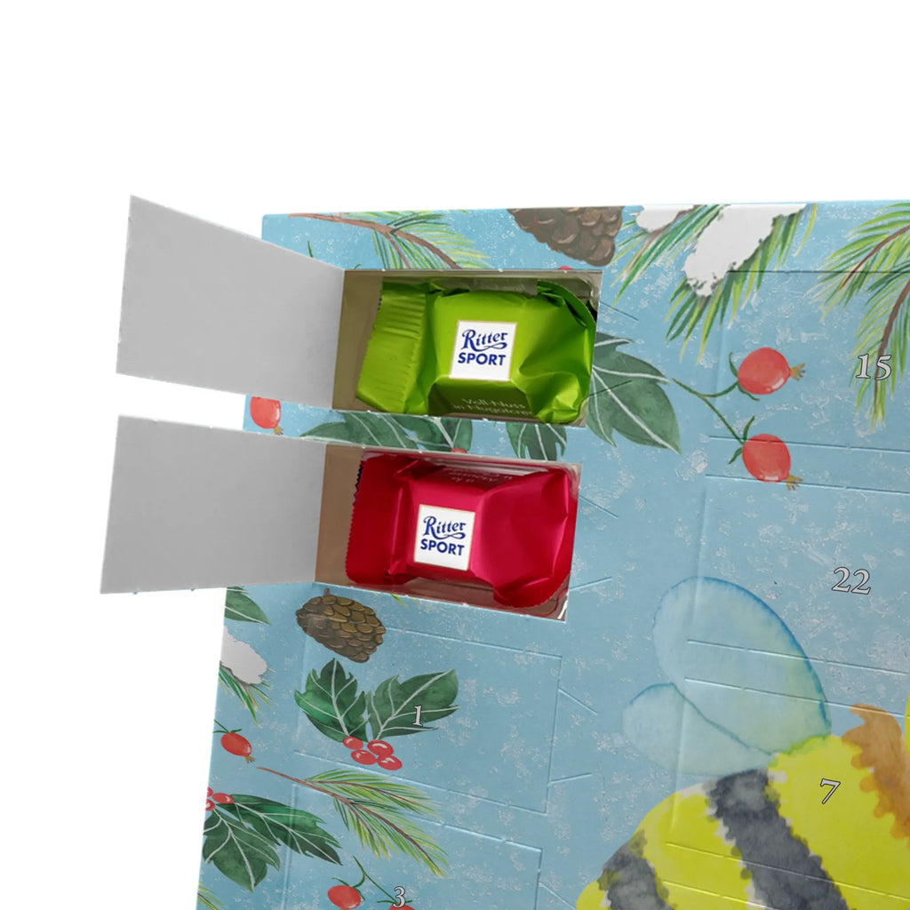 Adventskalender mit Namen Biene Liebe Personalisierter Adventskalender, Adventskalender mit Namen, Biene, Hummel, Wespe