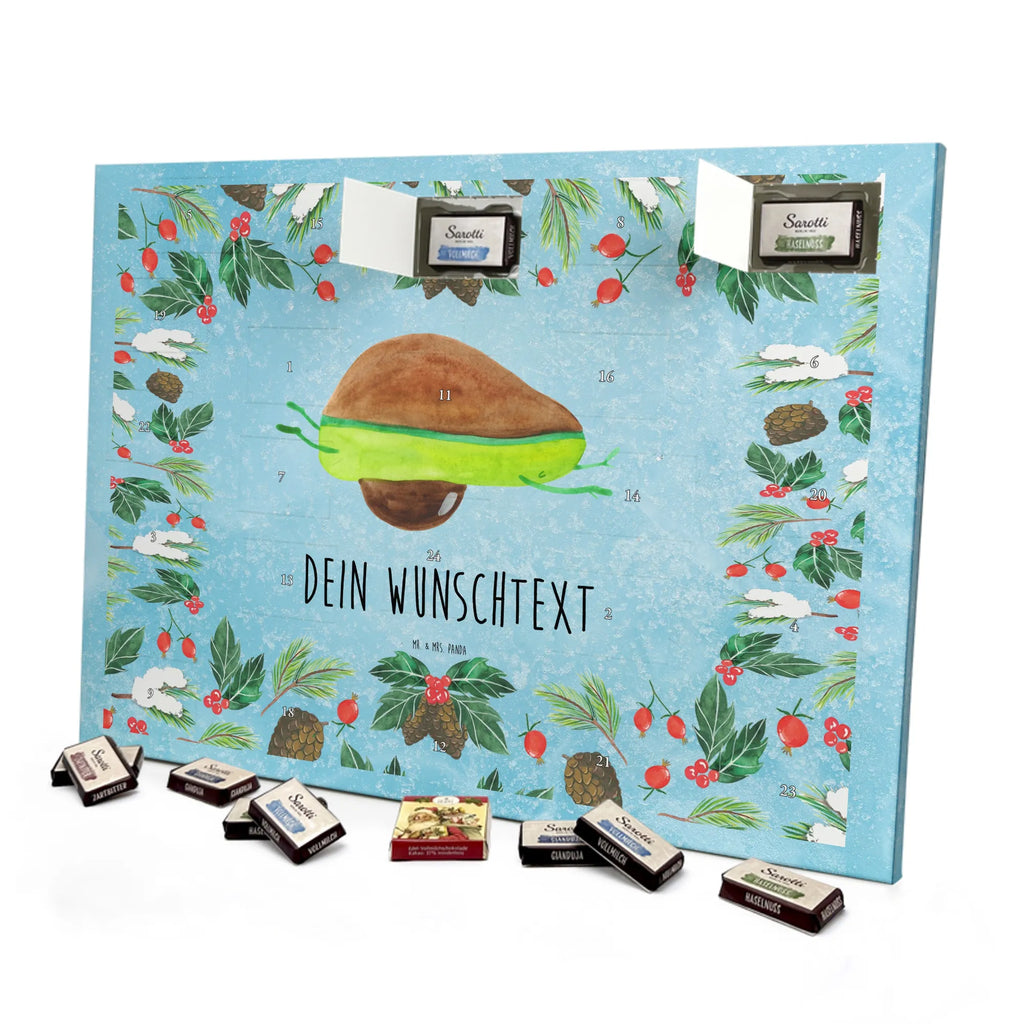 Adventskalender mit Namen Avocado Yoga Adventskalender mit Namen, Personalisierter Adventskalender, Gesund, Vegan, Veggie, Avocado, Avocado Yoga Vegan