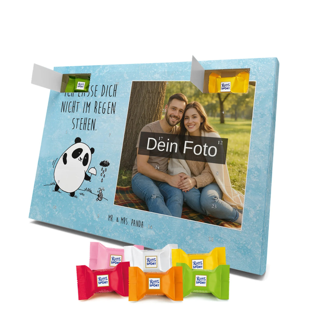  Panda togetherness Personalisierter Schoko Foto Adventskalender