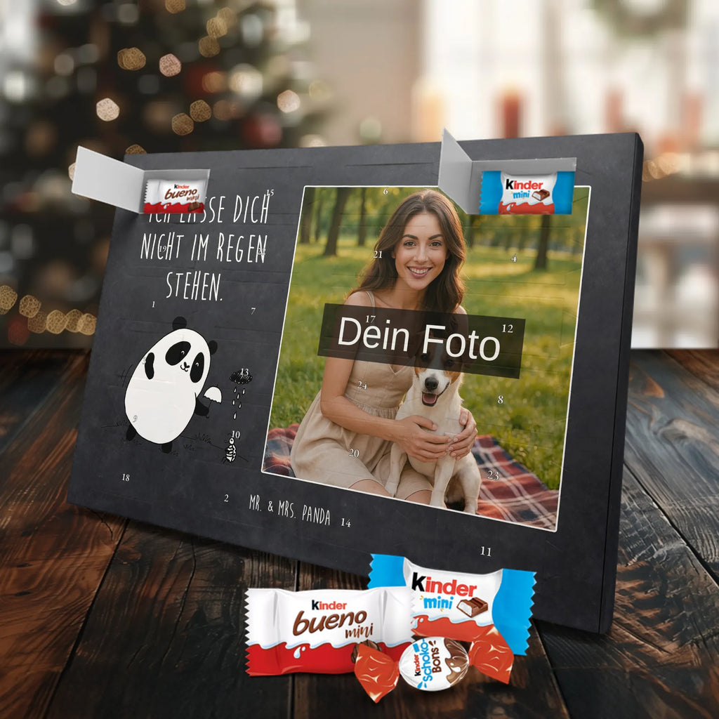  Panda togetherness Personalisierter Schoko Foto Adventskalender