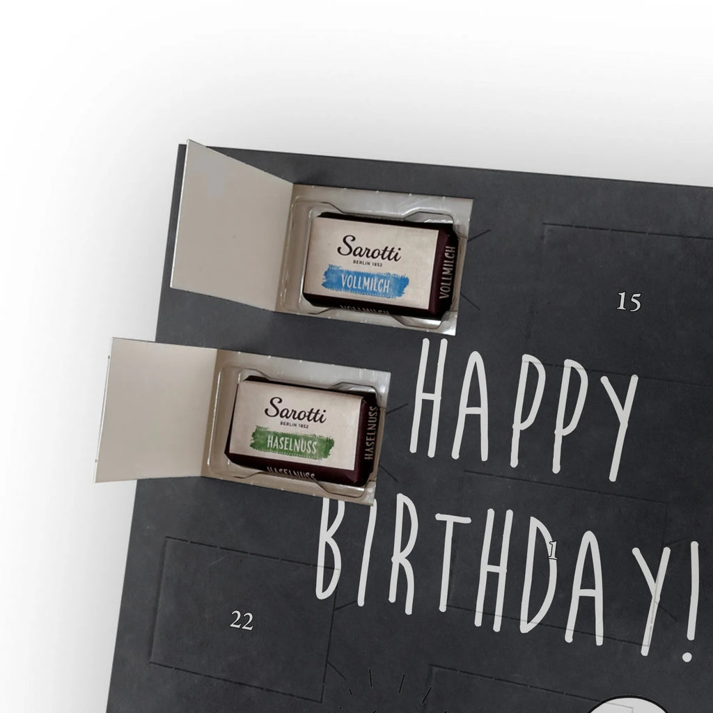  Panda urodziny Personalisierter Schoko Foto Adventskalender