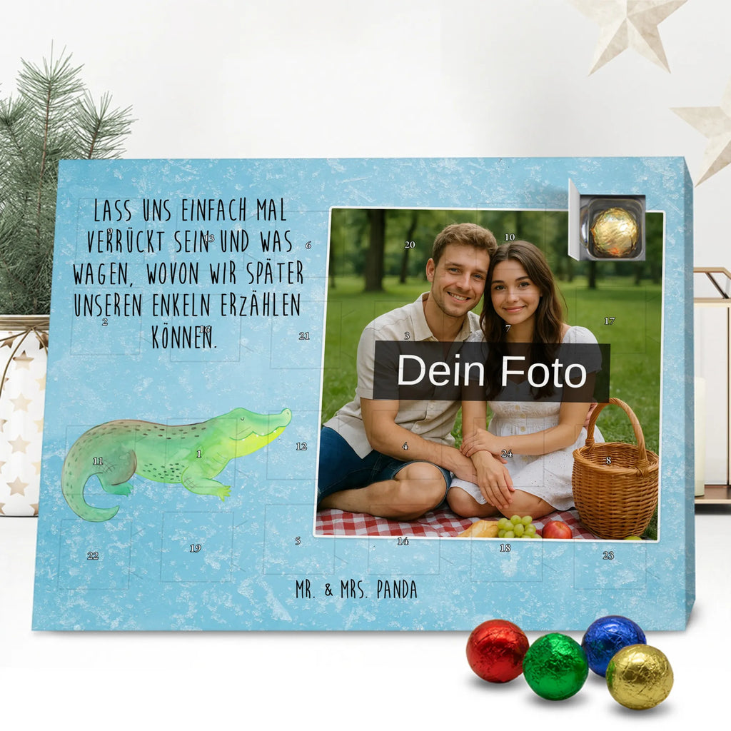 Personalisierter Schoko Foto Adventskalender Krokodil Personalisierter Schoko Foto Adventskalender, Meerestiere, Urlaub, Meer, Krokodil, Krokodile, Lieblingsmensch, Abenteuerlust, Reiselust, Verrückt sein, Beste Freundin, Freundin, Spontan sein