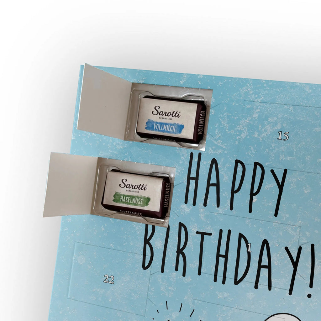  Panda urodziny Personalisierter Schoko Foto Adventskalender