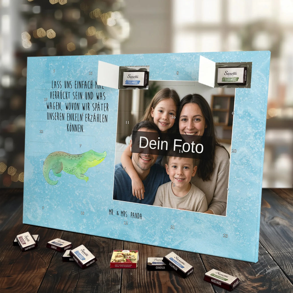 Personalisierter Schoko Foto Adventskalender Krokodil Personalisierter Schoko Foto Adventskalender, Meerestiere, Urlaub, Meer, Krokodil, Krokodile, Lieblingsmensch, Abenteuerlust, Reiselust, Verrückt sein, Beste Freundin, Freundin, Spontan sein