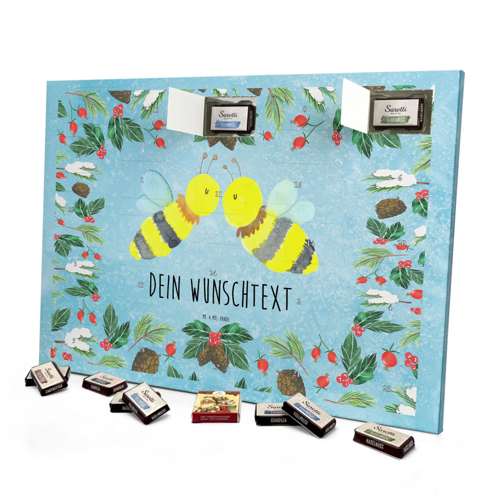 Adventskalender mit Namen Biene Liebe Personalisierter Adventskalender, Adventskalender mit Namen, Biene, Hummel, Wespe