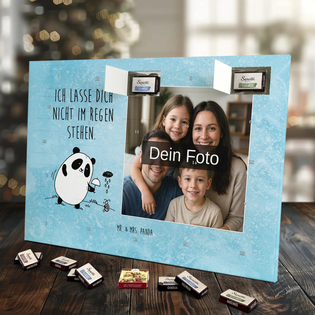  Panda togetherness Personalisierter Schoko Foto Adventskalender