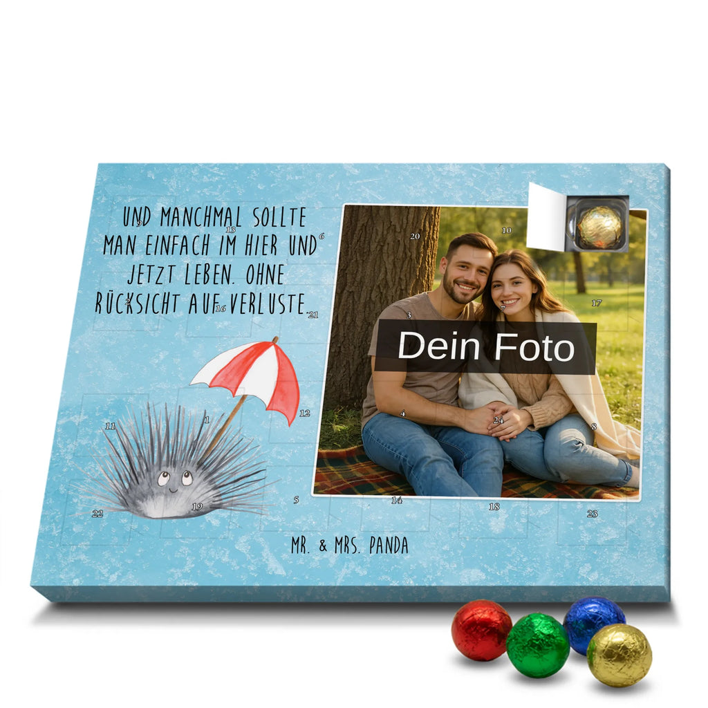 Personalisierter Schoko Foto Adventskalender Seeigel Personalisierter Schoko Foto Adventskalender, Meerestiere, Urlaub, Meer, Leben, Selbstakzeptanz, Selbstliebe, Hier und Jetzt, Achtsamkeit, Lebe, Seeigel