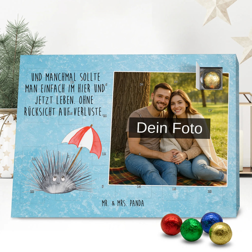 Personalisierter Schoko Foto Adventskalender Seeigel Personalisierter Schoko Foto Adventskalender, Meerestiere, Urlaub, Meer, Leben, Selbstakzeptanz, Selbstliebe, Hier und Jetzt, Achtsamkeit, Lebe, Seeigel