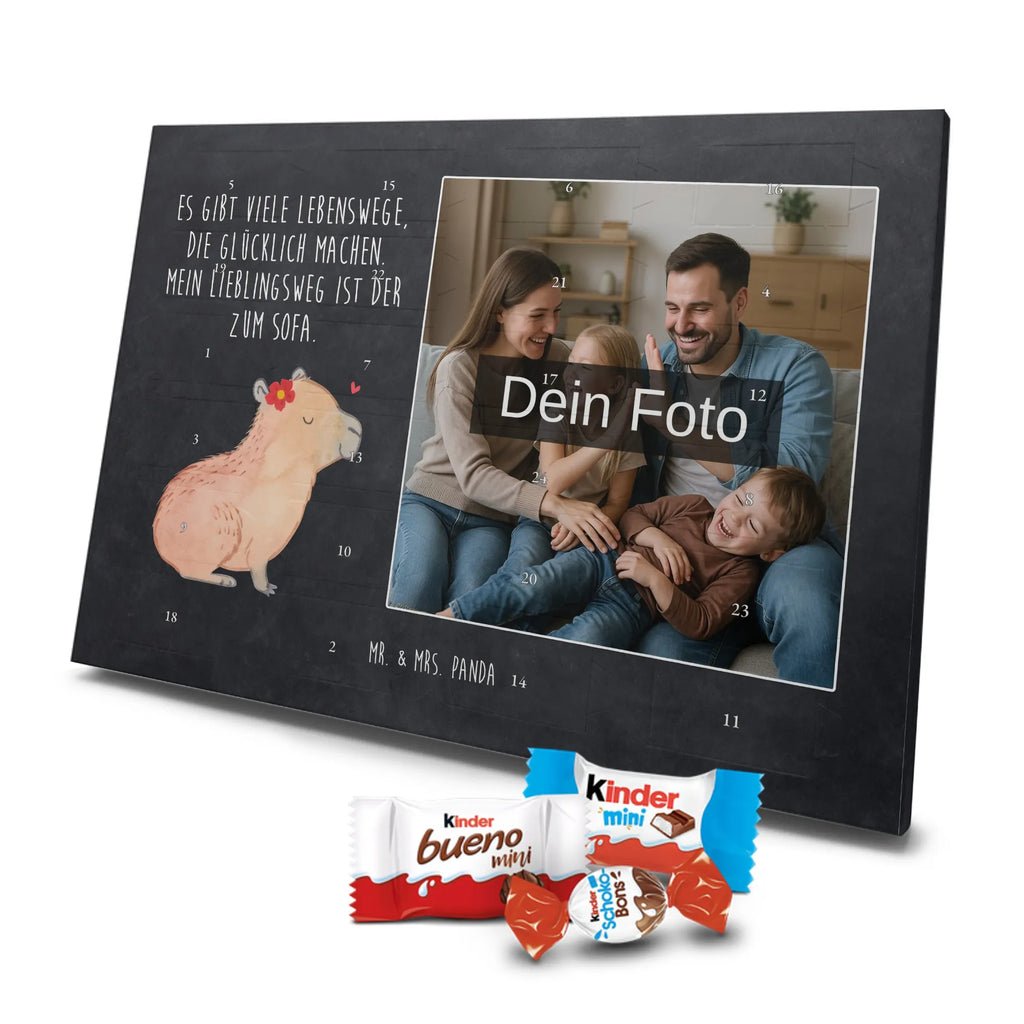 Personalisierter Schoko Foto Adventskalender Capybara Blume Personalisierter Schoko Foto Adventskalender, Gute Laune, Lustige Sprüche, Tiere, Tiermotive, Capybara