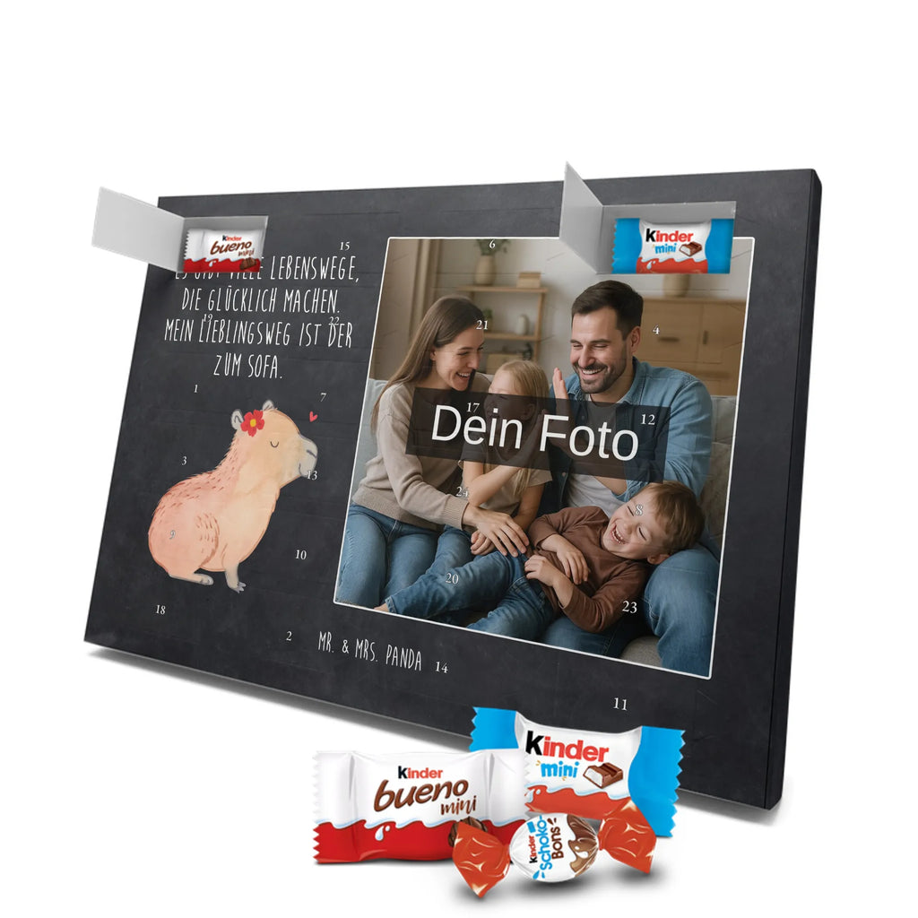 Personalisierter Schoko Foto Adventskalender Capybara Blume Personalisierter Schoko Foto Adventskalender, Gute Laune, Lustige Sprüche, Tiere, Tiermotive, Capybara