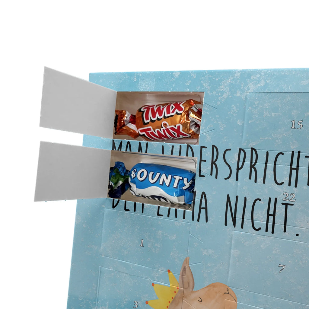 Personalisierter Schoko Foto Adventskalender Lamakopf König Personalisierter Schoko Foto Adventskalender, Lama, Alpaka, Abi, Kollegin, Chef, König, Vorgesetzter, Lamas, Abitur, Mama, Büro Kollege, Königin, Freundin, Papa