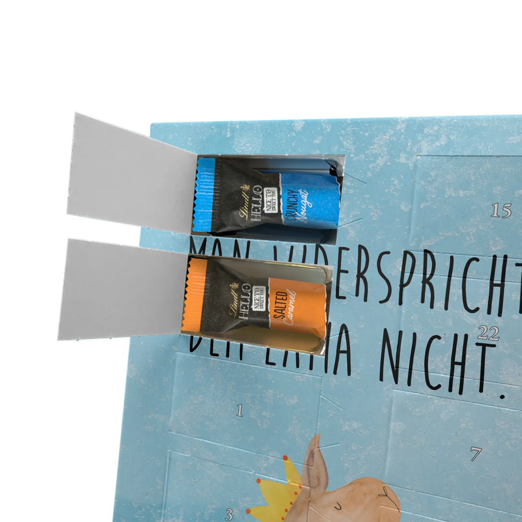 Personalisierter Schoko Foto Adventskalender Lamakopf König Personalisierter Schoko Foto Adventskalender, Lama, Alpaka, Abi, Kollegin, Chef, König, Vorgesetzter, Lamas, Abitur, Mama, Büro Kollege, Königin, Freundin, Papa
