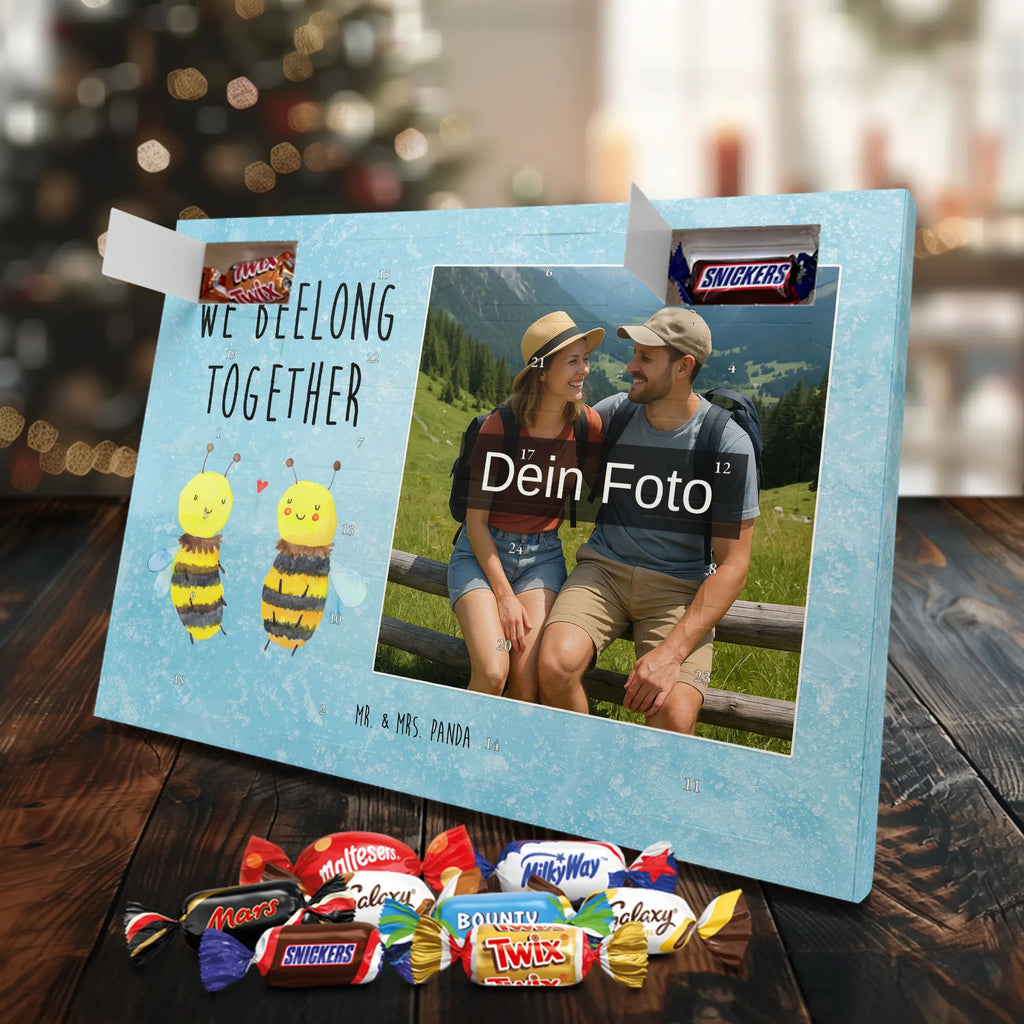 Personalisierter Schoko Foto Adventskalender Biene Verliebt Personalisierter Schoko Foto Adventskalender, Hummel, Wespe, Biene