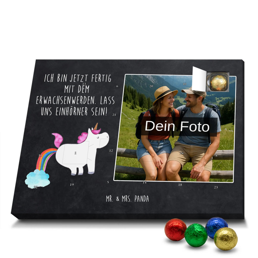 Personalisierter Schoko Foto Adventskalender Einhorn Pupsen Personalisierter Schoko Foto Adventskalender, Unicorn, Einhorn, Einhörner, Einhorn Deko, Regenbogen, Glitzer, Erwachsenwerden, Einhornpower, Pups, Lustig, Spaß, Freundin