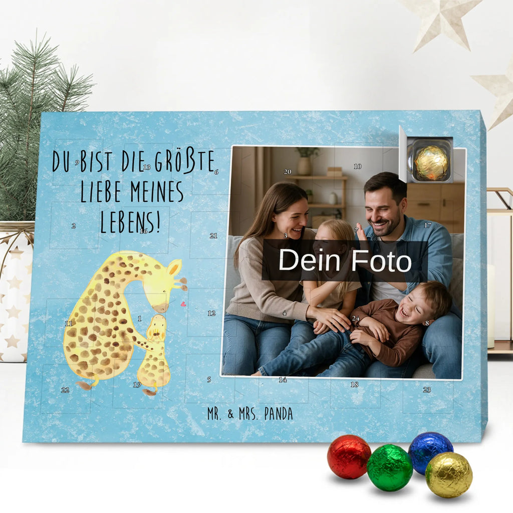 Personalisierter Schoko Foto Adventskalender Giraffe Kind Personalisierter Schoko Foto Adventskalender, Afrika, Wildtiere, Mutter, Sohn, Kind, Lieblingsmensch, Tochter, Giraffe, Mama