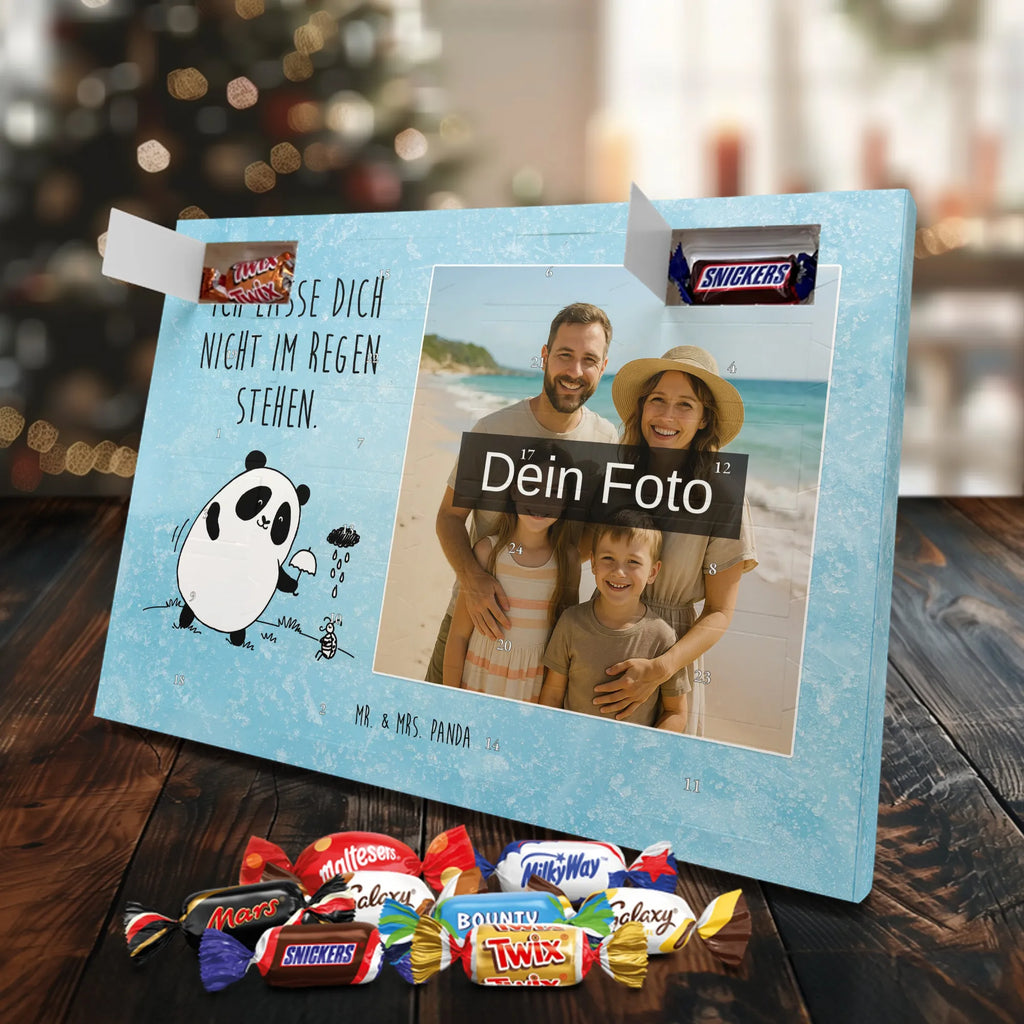  Panda togetherness Personalisierter Schoko Foto Adventskalender