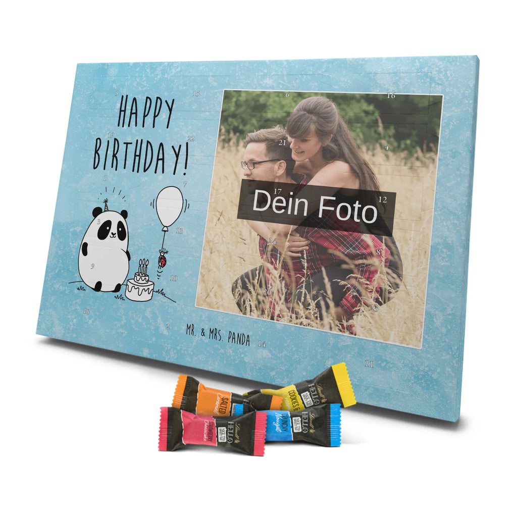  Panda urodziny Personalisierter Schoko Foto Adventskalender