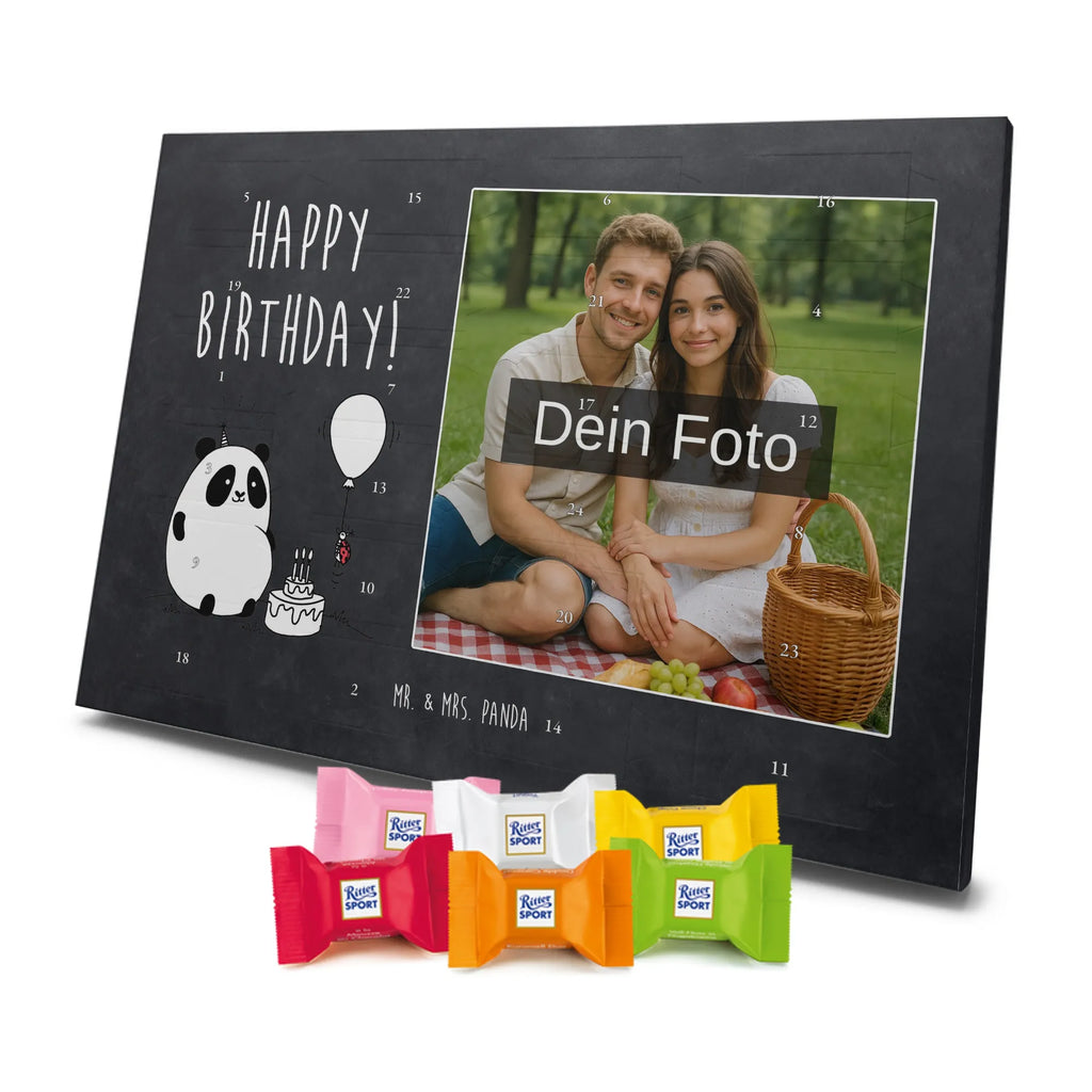  Panda urodziny Personalisierter Schoko Foto Adventskalender
