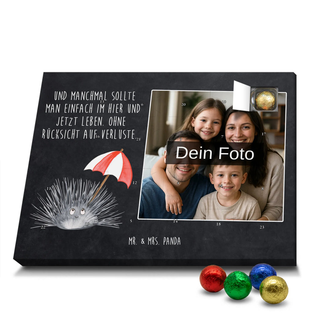 Personalisierter Schoko Foto Adventskalender Seeigel Personalisierter Schoko Foto Adventskalender, Meerestiere, Urlaub, Meer, Leben, Selbstakzeptanz, Selbstliebe, Hier und Jetzt, Achtsamkeit, Lebe, Seeigel