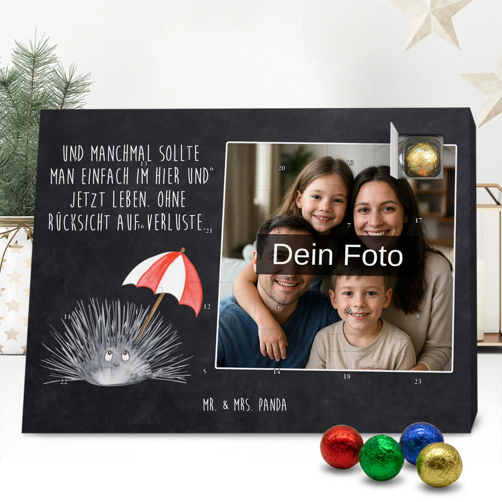 Personalisierter Schoko Foto Adventskalender Seeigel Personalisierter Schoko Foto Adventskalender, Meerestiere, Urlaub, Meer, Leben, Selbstakzeptanz, Selbstliebe, Hier und Jetzt, Achtsamkeit, Lebe, Seeigel