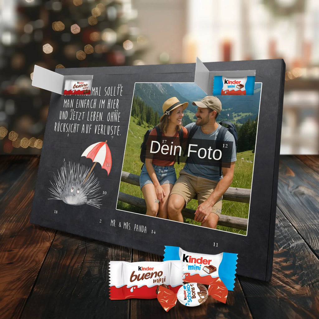 Personalisierter Schoko Foto Adventskalender Seeigel Personalisierter Schoko Foto Adventskalender, Meerestiere, Urlaub, Meer, Leben, Selbstakzeptanz, Selbstliebe, Hier und Jetzt, Achtsamkeit, Lebe, Seeigel