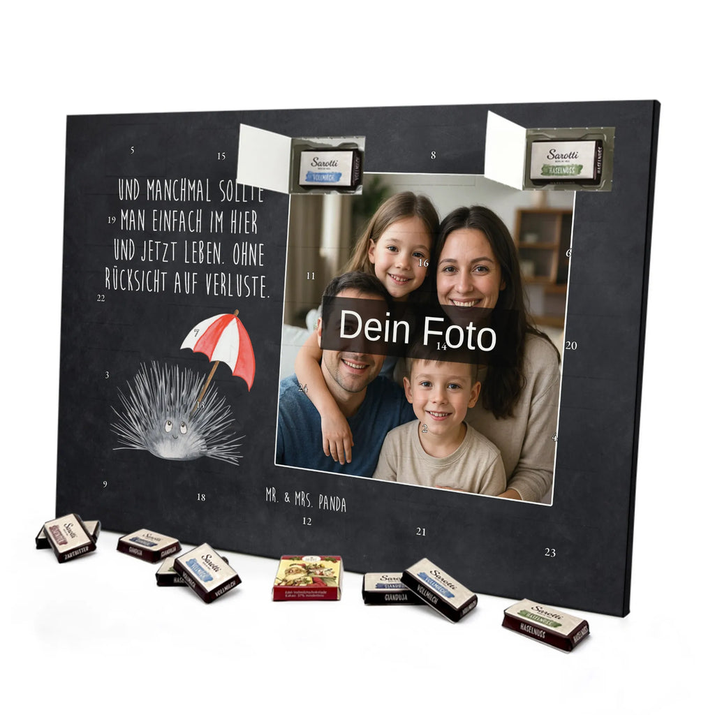 Personalisierter Schoko Foto Adventskalender Seeigel Personalisierter Schoko Foto Adventskalender, Meerestiere, Urlaub, Meer, Leben, Selbstakzeptanz, Selbstliebe, Hier und Jetzt, Achtsamkeit, Lebe, Seeigel