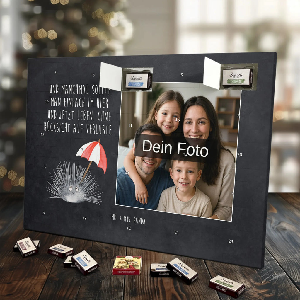 Personalisierter Schoko Foto Adventskalender Seeigel Personalisierter Schoko Foto Adventskalender, Meerestiere, Urlaub, Meer, Leben, Selbstakzeptanz, Selbstliebe, Hier und Jetzt, Achtsamkeit, Lebe, Seeigel