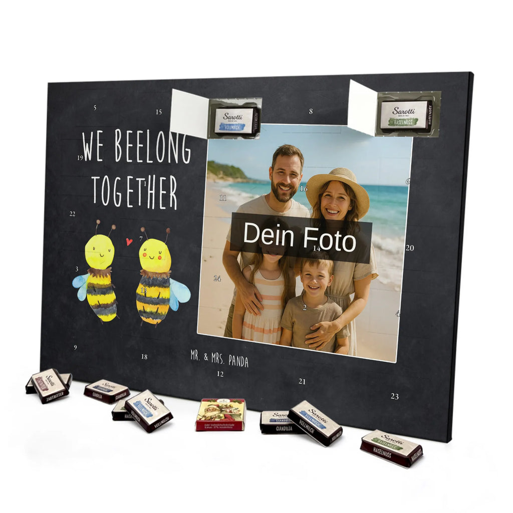 Personalisierter Schoko Foto Adventskalender Biene Verliebt Personalisierter Schoko Foto Adventskalender, Hummel, Wespe, Biene